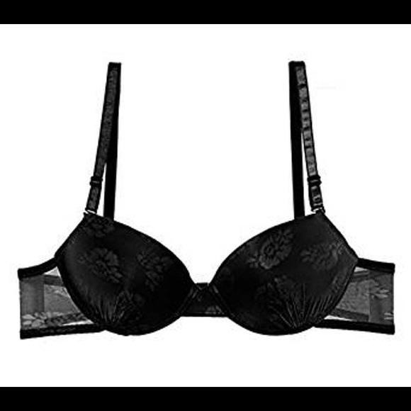 MAKE AN OFFER Floral Burnout Demi wired bra w/ removable straps - Picture 2 of 5